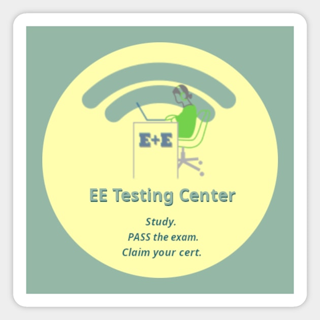 EE Testing Center Magnet by MemeJab